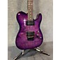 Used Schecter Guitar Research Diamond Series PT Standard Purple Burst Burl Solid Body Electric Guitar