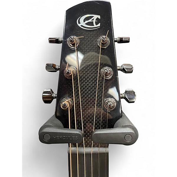 Used Composite Acoustics GX Carbon Fiber Black Acoustic Electric Guitar