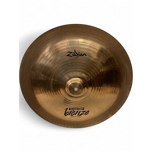 Used Zildjian 18in scimitar bronze china boy Cymbal