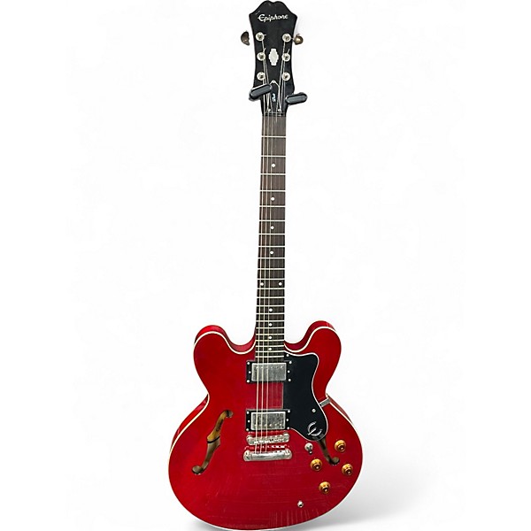 Used Epiphone Dot Hot Rod Red Hollow Body Electric Guitar