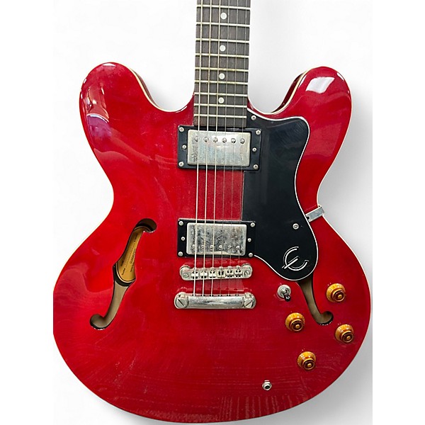 Used Epiphone Dot Hot Rod Red Hollow Body Electric Guitar