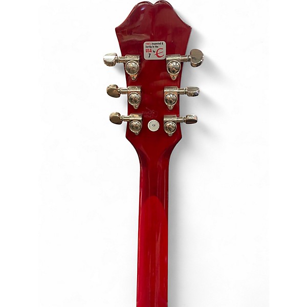 Used Epiphone Dot Hot Rod Red Hollow Body Electric Guitar