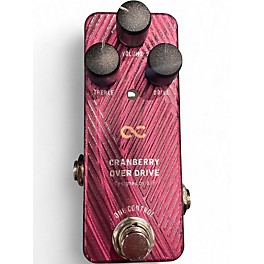 Used Onecontrol CRANBERRY OVERDRIVE BJF SERIES FX Effect Pedal