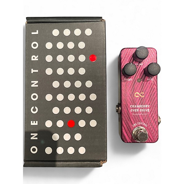 Used Onecontrol CRANBERRY OVERDRIVE BJF SERIES FX  Effect Pedal