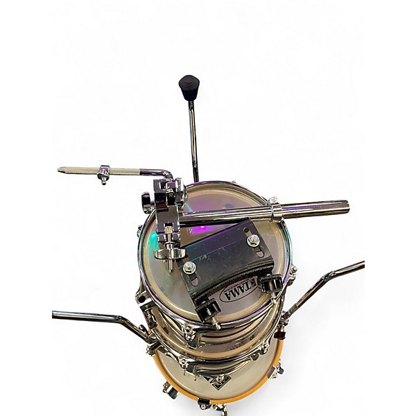 Used TAMA 4 Piece club jam flyer candy apple mist Drum Kit