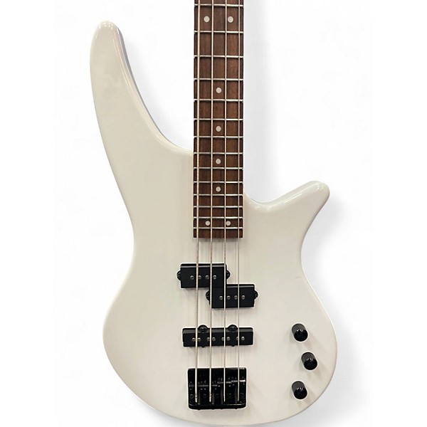 Used Jackson JS2 Spectra  Snow White Electric Bass Guitar