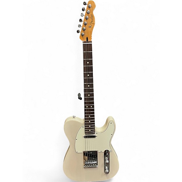 Used Fender Player II Telecaster Chambered White Solid Body Electric Guitar