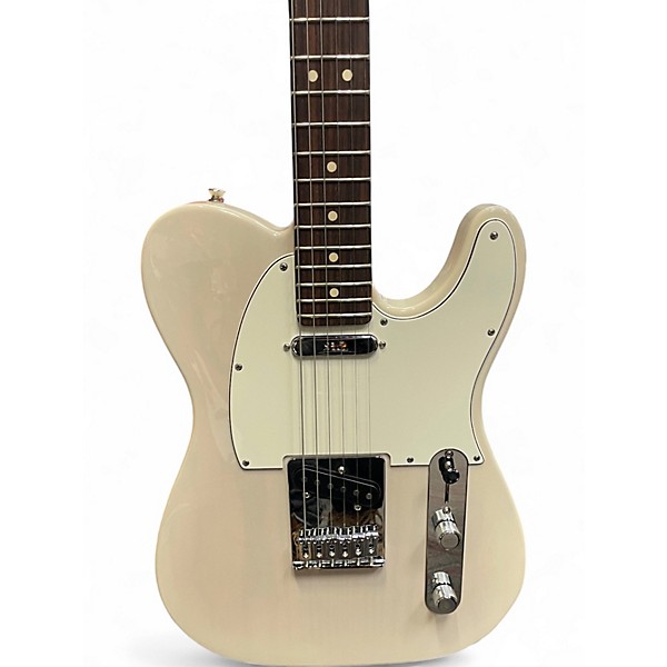 Used Fender Player II Telecaster Chambered White Solid Body Electric Guitar