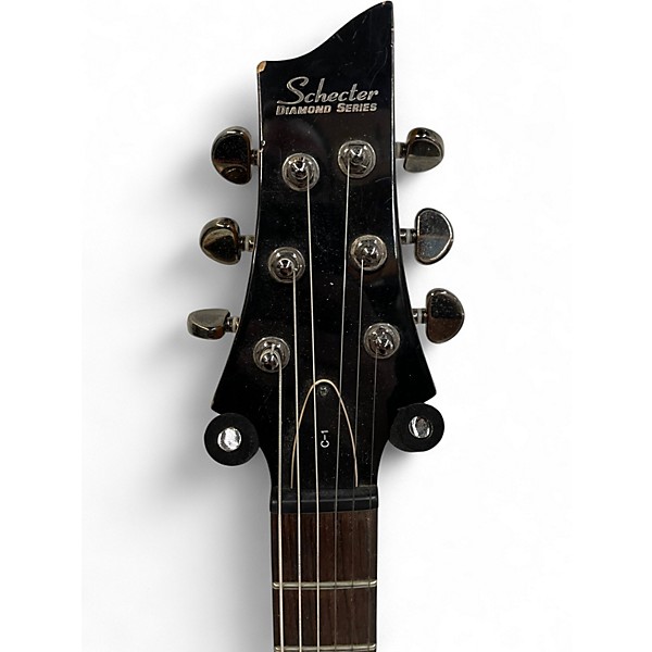 Used Schecter Guitar Research C1 Standard Black Solid Body Electric Guitar