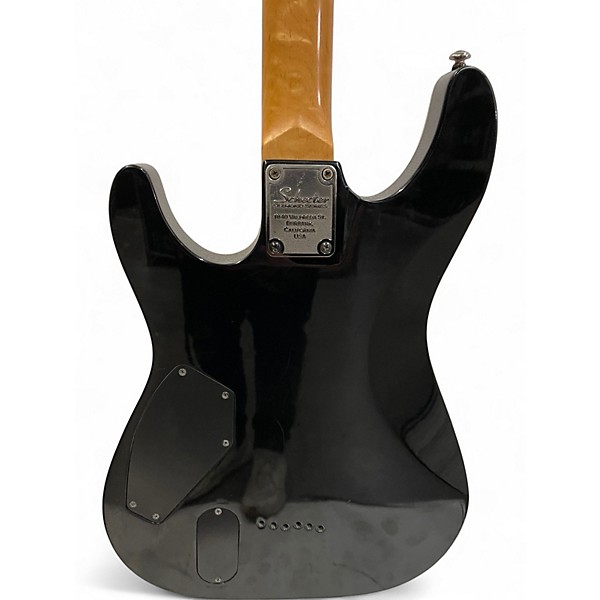 Used Schecter Guitar Research C1 Standard Black Solid Body Electric Guitar