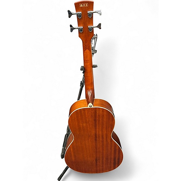 Used Ibanez PNB12E-OPN Open Pore Natural Acoustic Bass Guitar