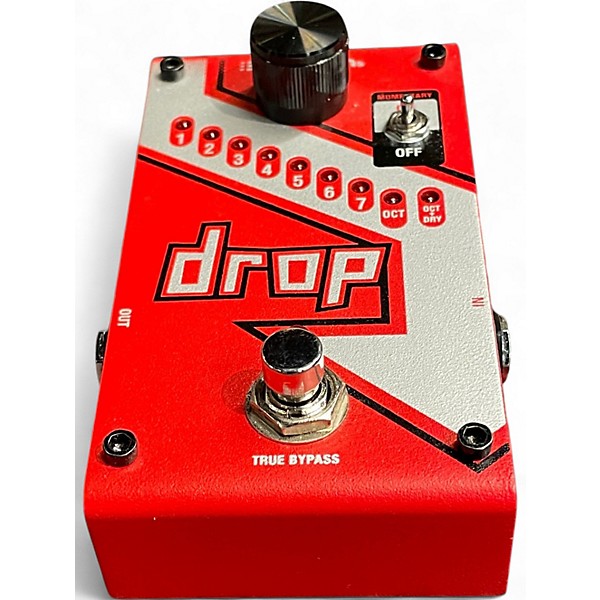Used DigiTech The Drop Polyphonic Drop Tune Pitch-Shifter Effect Pedal