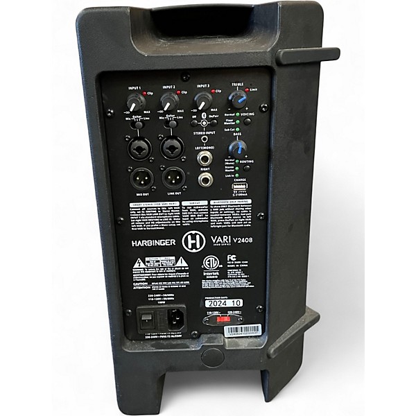 Used 2024 Harbinger V2408 Powered Speaker