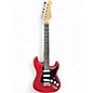 Used Donner STANDARD SERIES STRAT Red Solid Body Electric Guitar thumbnail