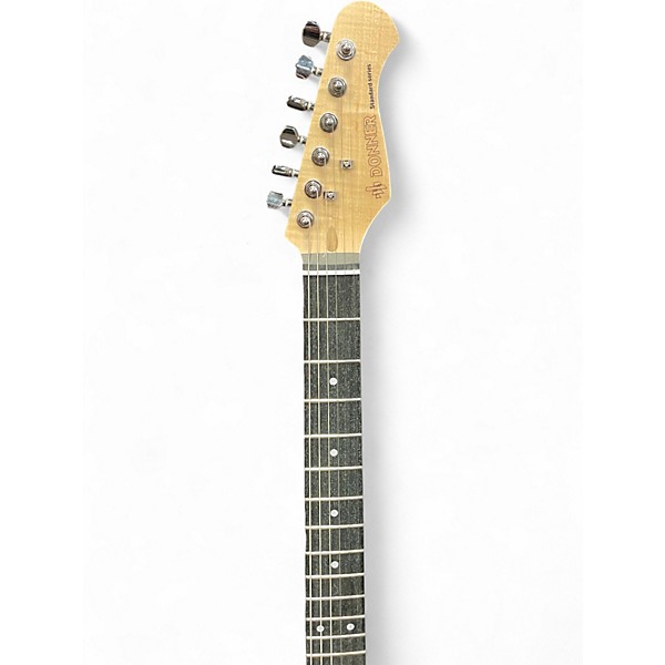 Used Donner STANDARD SERIES STRAT Red Solid Body Electric Guitar