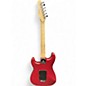 Used Donner STANDARD SERIES STRAT Red Solid Body Electric Guitar