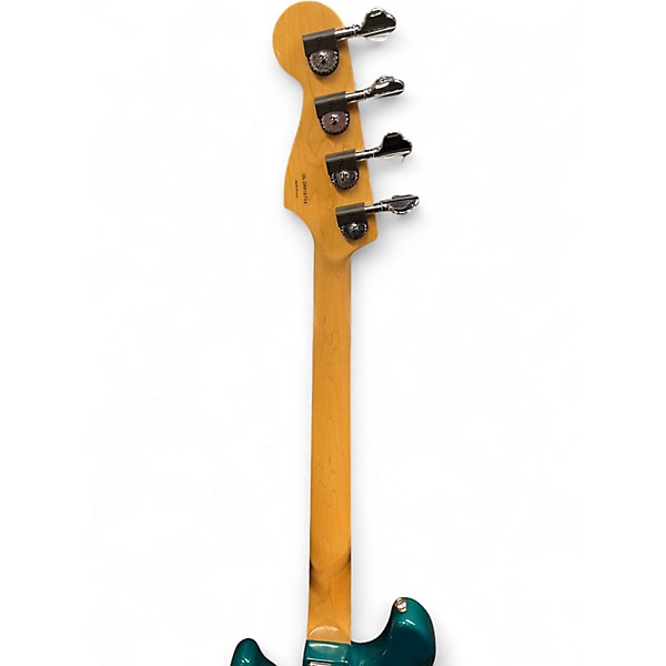 Used Fender American Deluxe Jazz Bass TEAL Electric Bass Guitar