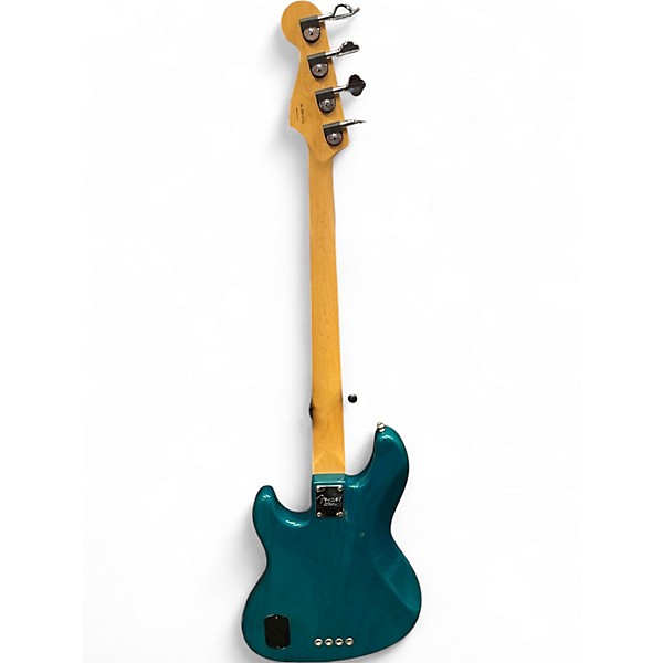 Used Fender American Deluxe Jazz Bass TEAL Electric Bass Guitar