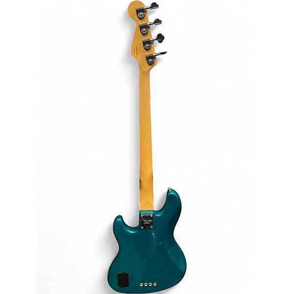 Used Fender American Deluxe Jazz Bass TEAL Electric Bass Guitar