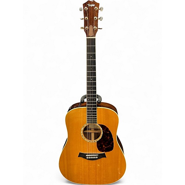 Used Taylor DN8 (LR BAGGS EQUIPPED) Natural Acoustic Electric Guitar