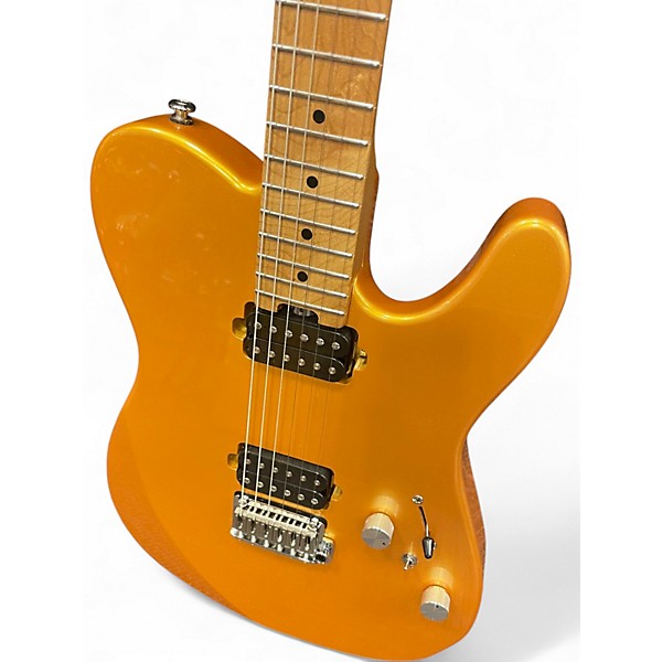 Used Eart TL-380 Gold Solid Body Electric Guitar