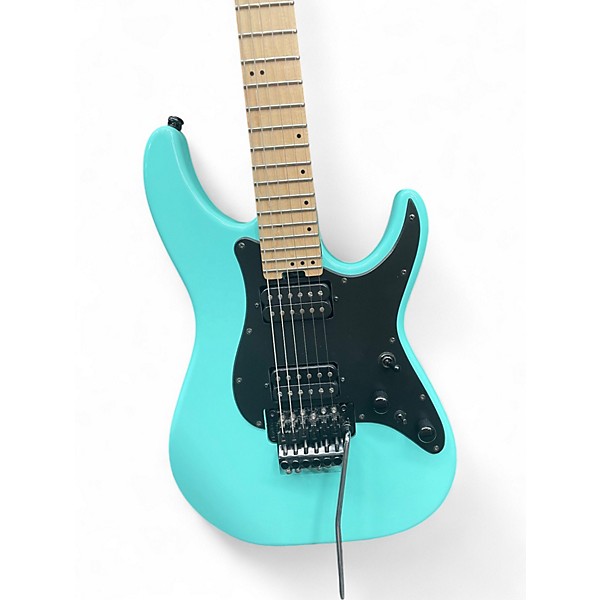 Used Schecter Guitar Research Sun Valley Super Shredder Seafoam Green Solid Body Electric Guitar