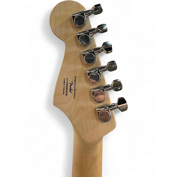 Used 2025 Squier Affinity Stratocaster Black Solid Body Electric Guitar