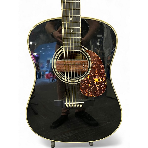 Used SIGMA DM2B Black Acoustic Electric Guitar
