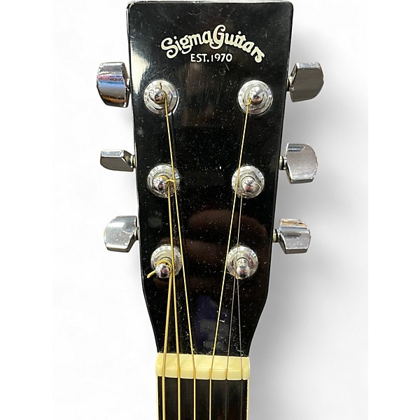 Used SIGMA DM2B Black Acoustic Electric Guitar