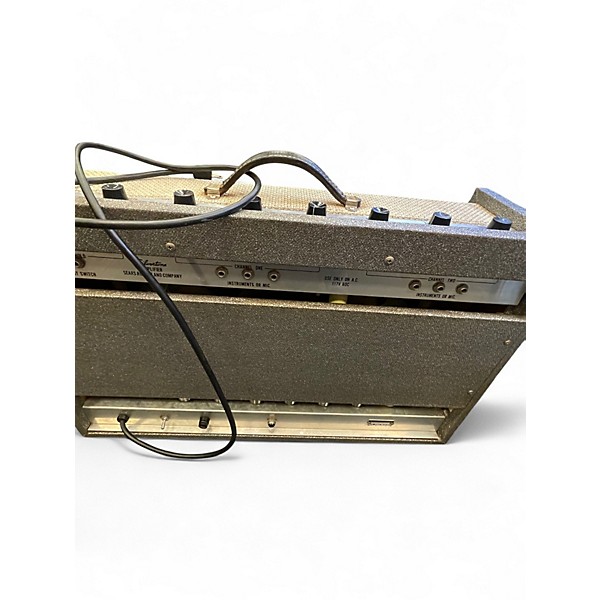Vintage 1959 Silvertone 1396 twin twelve Tube Guitar Combo Amp