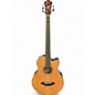 Used Ibanez AEB105E ELEC/ACOUS Natural Acoustic Bass Guitar thumbnail