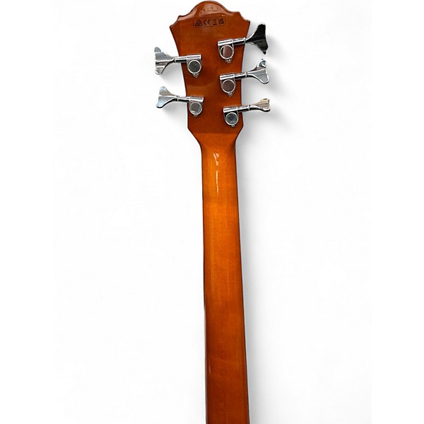 Used Ibanez AEB105E ELEC/ACOUS Natural Acoustic Bass Guitar