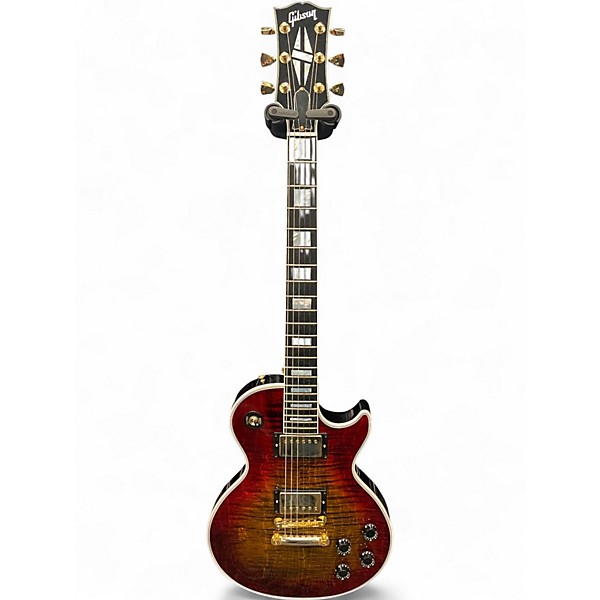 Used Gibson Les Paul Axcess Custom Figured Bengal Burst Solid Body Electric Guitar