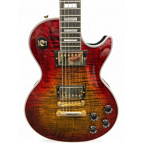 Used Gibson Les Paul Axcess Custom Figured Bengal Burst Solid Body Electric Guitar