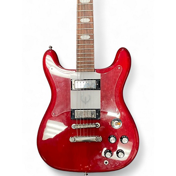 Used Epiphone 50th Anniversary 1962 Reissue Crestwood Custom Cherry Solid Body Electric Guitar