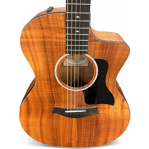 Used Taylor 224CEKDLX Natural Acoustic Electric Guitar