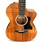Used Taylor 224CEKDLX Natural Acoustic Electric Guitar
