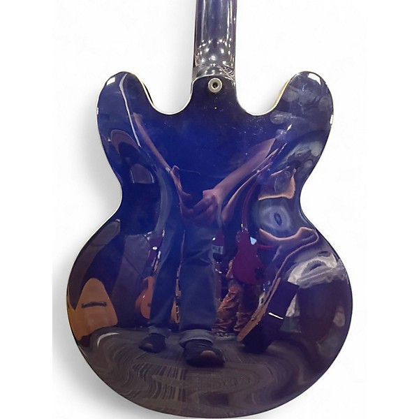 Used Epiphone Sheraton II Blue Hollow Body Electric Guitar