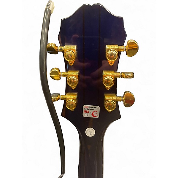Used Epiphone Sheraton II Blue Hollow Body Electric Guitar