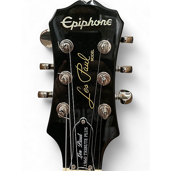 Used Epiphone Les Paul Tribute Plus Wine Red Solid Body Electric Guitar