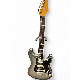Used Fender AM PRO II STRAT HSS RW MERC Metallic Silver Solid Body Electric Guitar