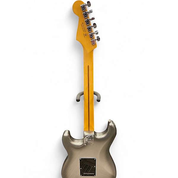 Used Fender AM PRO II STRAT HSS RW MERC Metallic Silver Solid Body Electric Guitar