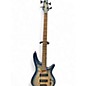 Used Ibanez SR600E blue starburst flat Electric Bass Guitar thumbnail
