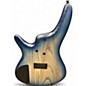 Used Ibanez SR600E blue starburst flat Electric Bass Guitar