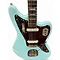 Used 2024 Squier Classic Vibe '70s Jaguar Daphne Blue Solid Body Electric Guitar