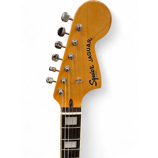 Used 2024 Squier Classic Vibe '70s Jaguar Daphne Blue Solid Body Electric Guitar