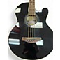 Used Ibanez AEB5E Black Acoustic Bass Guitar