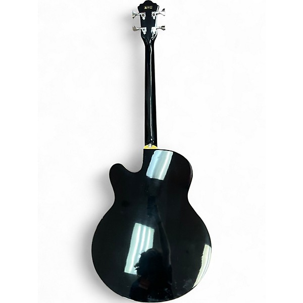 Used Ibanez AEB5E Black Acoustic Bass Guitar