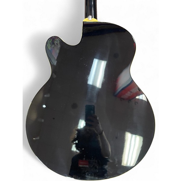 Used Ibanez AEB5E Black Acoustic Bass Guitar