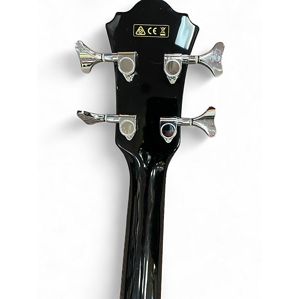Used Ibanez AEB5E Black Acoustic Bass Guitar